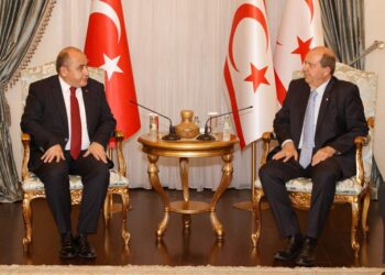 Cumhurbaşkanı Tatar, görev süresi dolan Başçeri’yi kabul etti