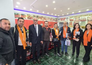Güngördü, Esnaf ziyaretlerini sürdürüyor