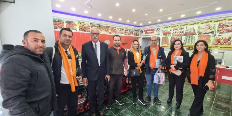 Güngördü, Esnaf ziyaretlerini sürdürüyor