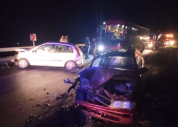 Alagadi bölgesinde trafik kazası: 3 kişi yaralandı