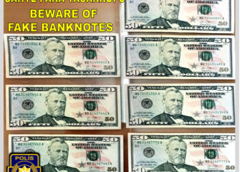Sahte 50’lik ABD Doları banknotlarına dikkat