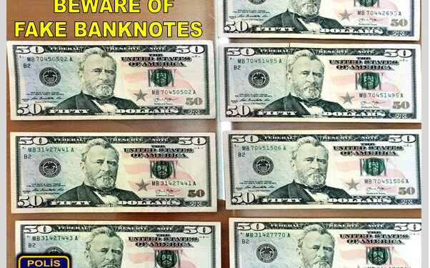 Sahte 50’lik ABD Doları banknotlarına dikkat