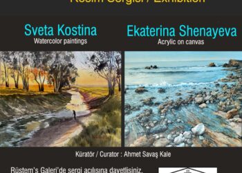 Kıbrıs Manzaraları sergisi 10 Aralık’ta Rüstem Kitabevi’nde…