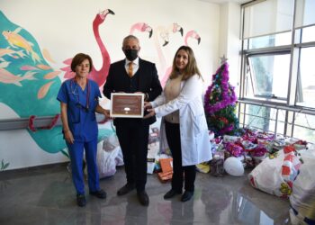 Taçoy’dan Çocuk Onkoloji Merkezi’ne yılbaşı ziyareti