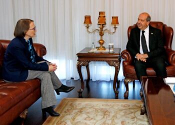 Cumhurbaşkanı Tatar, ABD Büyükelçisi Judith Garber’a veda yemeği verdi