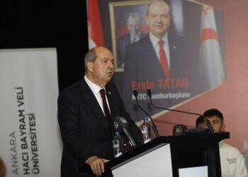 Cumhurbaşkanı Tatar Ankara’da “Doğu Akdeniz Jeopolitiği ve KKTC” konulu konferans verdi