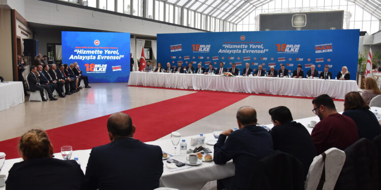 UBP Yerel Yönetimler Seçim Bildirgesini açıkladı: “Güçlü Belediyeler Güçlü Gelecek”