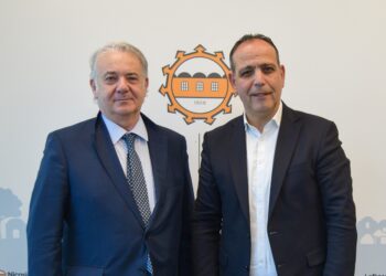 LTB BAŞKANI HARMANCI, İSPANYA BÜYÜKELÇİSİ GABRİEL FERRAN CARRİON’U KABUL ETTİ