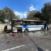 LEFKOŞA’DA OTOBÜS YANDI