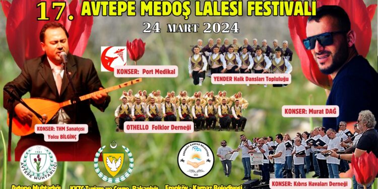 17. AVTEPE MEDOŞ LALESİ FESTİVALİ BU PAZAR YAPILIYOR