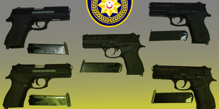 GAZİMAĞUSA’DA TABANCA VE ŞARJÖR BULUNDU