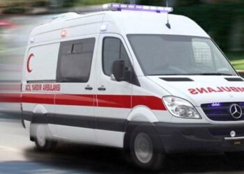 OTOBÜSÜN ÇARPTIĞI KİŞİ AĞIR YARALANDI