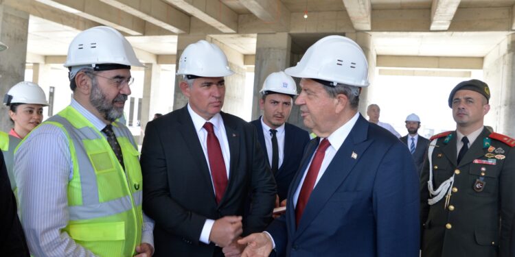 YAPIMI DEVAM EDEN CUMHURBAŞKANLIĞI YERLEŞKESİ’NE ZİYARET