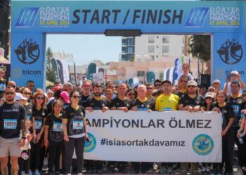 DÖRTER MAĞUSA MARATONU “ADALET İÇİN KOŞUYORUZ” TEMASIYLA YAPILDI