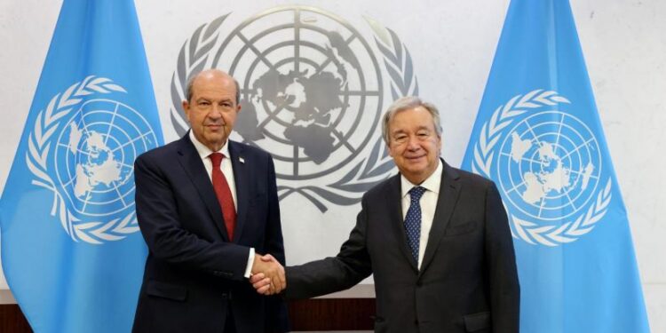 TATAR, BUGÜN SAAT 19.00’DA BM GENEL SEKRETERİ GUTERRES İLE GÖRÜŞECEK