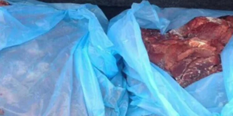 METEHAN’DA 30 KİLO KAÇAK ETLE YAKALANDI