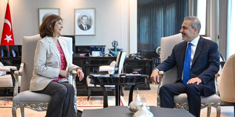 TC DIŞİŞLERİ BAKANI FİDAN HOLGUIN’İ KABUL ETTİ