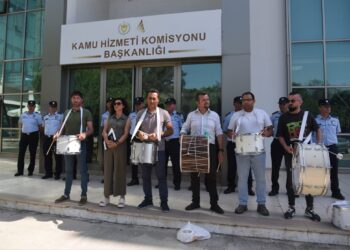 KTOEÖS’TEN DAVULLU TRAMPETLİ EYLEM