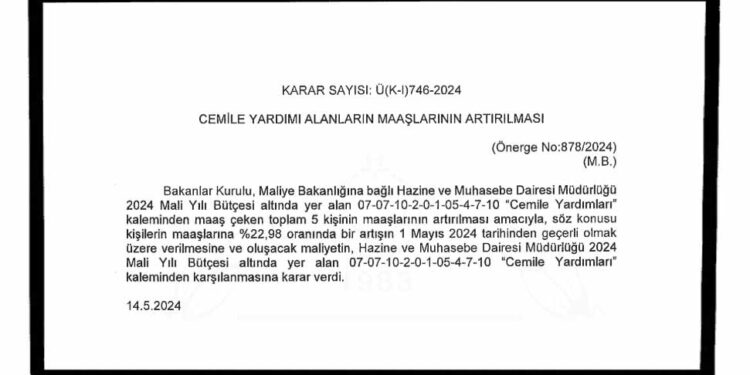 CEMİLE YARDIMI ALANLARA ARTIŞ