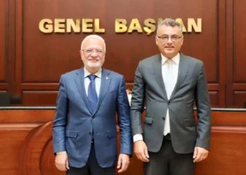 ERHÜRMAN AK PARTİ GENEL BAŞKAN YARDIMCISI İLE GÖRÜŞTÜ