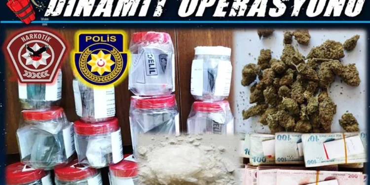 DİNAMİT OPERASYONU’NDA UYUŞTURUCU ÇETESİ ÇÖKERTİLDİ