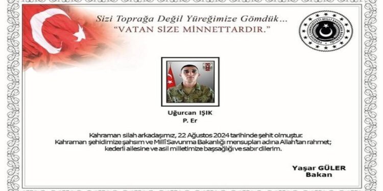 KAZADA ŞEHİT OLAN ASKERİN KİMLİĞİ  AÇIKLANDI