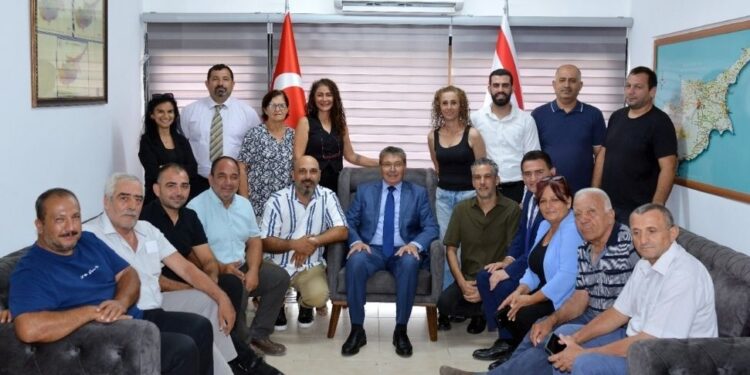 110 MUHTAR İÇİN PREFABRİK OFİS BİNASI