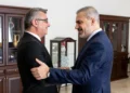 ERHÜRMAN TC DIŞİŞLERİ BAKANI FİDAN İLE GÖRÜŞTÜ