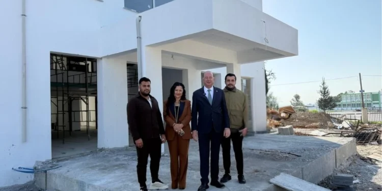 DEĞİRMENLİK SAĞLIK MERKEZİ’NİN İNŞAATINDA SON AŞAMAYA GELİNDİ