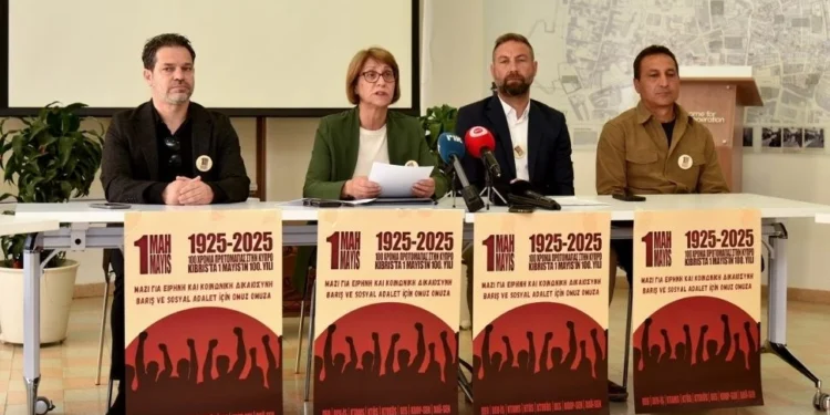 1 MAYIS İŞÇİ BAYRAMI LEFKOŞA’DA ARA BÖLGEDE ORTAK ETKİNLİKLE KUTLANACAK