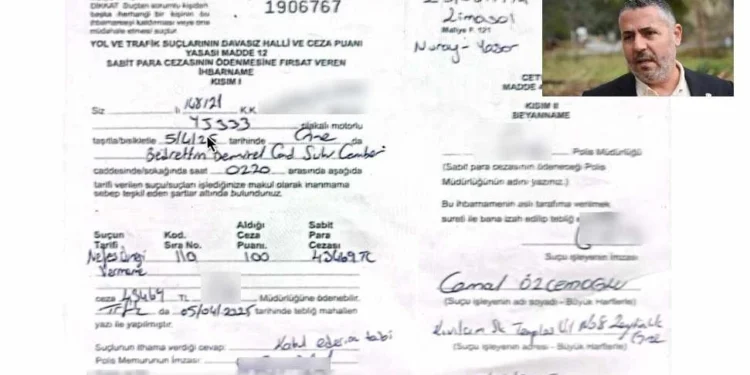 GİRNE KAYMAKAMI’NA CEZA YAĞDI