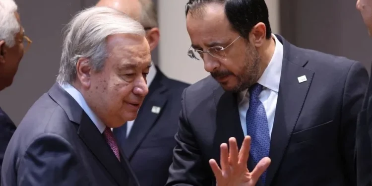 HRİSTODULİDİS, GUTERRES’İN SÖZLERİNİ OLUMLU BULDU