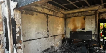 Balkonda unutulan çakmak yangına neden oldu