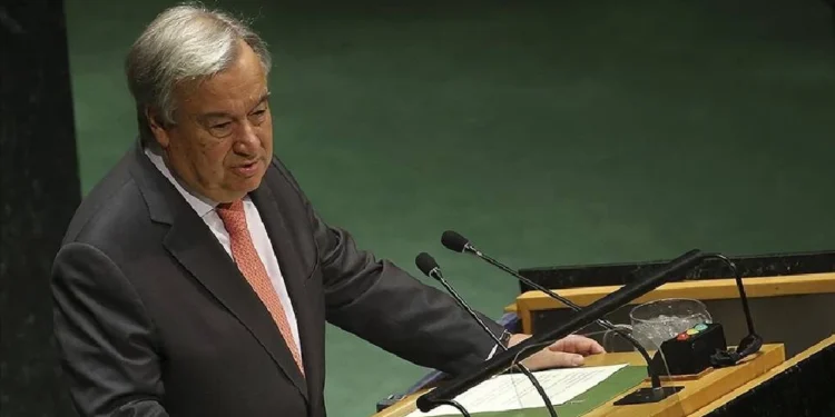 Guterres, “Artık yağmalama yok, artık sömürü yok”